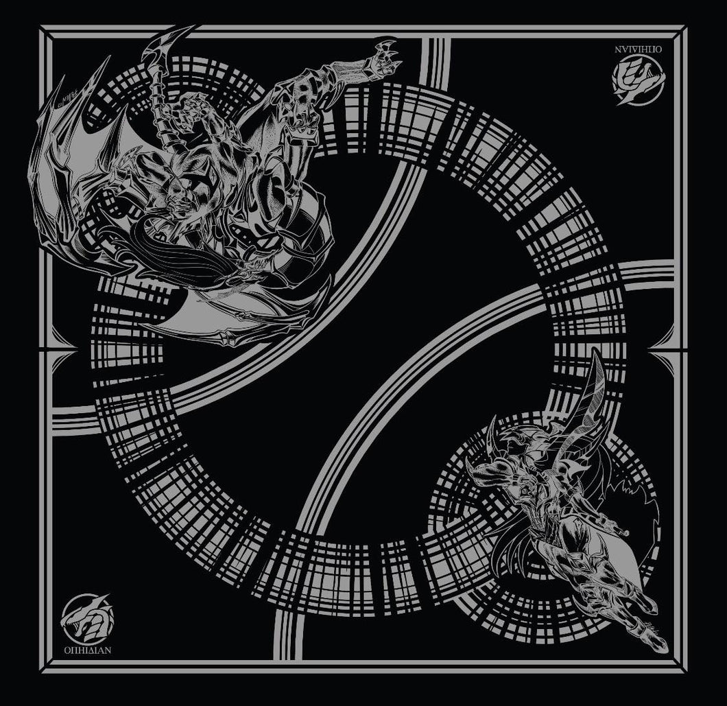 Envoy Grey/Black 2 Player Cloth Playmat