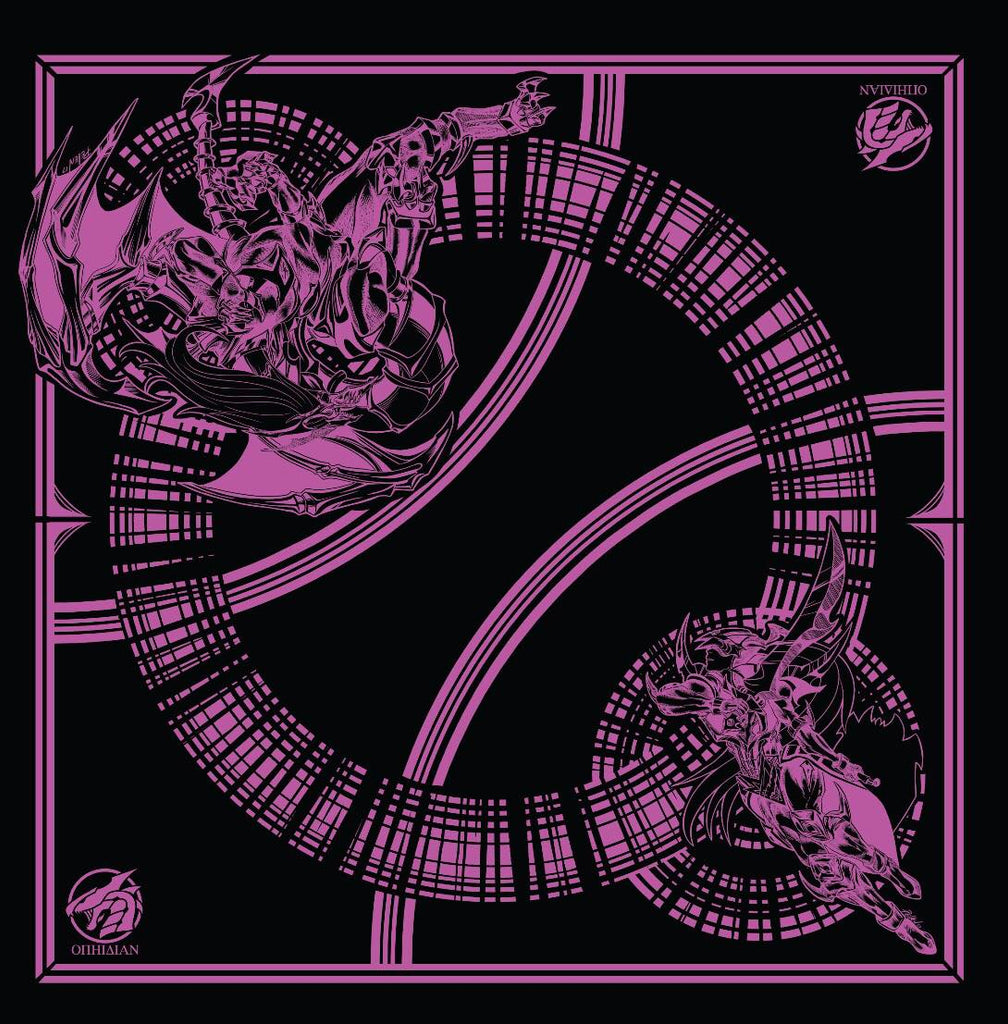 Envoy Pink/Black 2 Player Cloth Playmat Ophidian Accessories