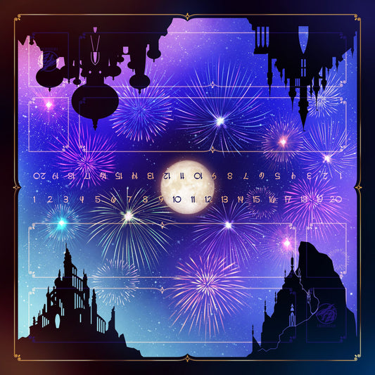 Firework 2 Player Cloth Playmat