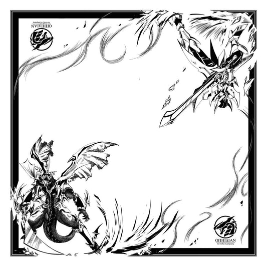 Blasters Black/White 2 Player Cloth Playmat