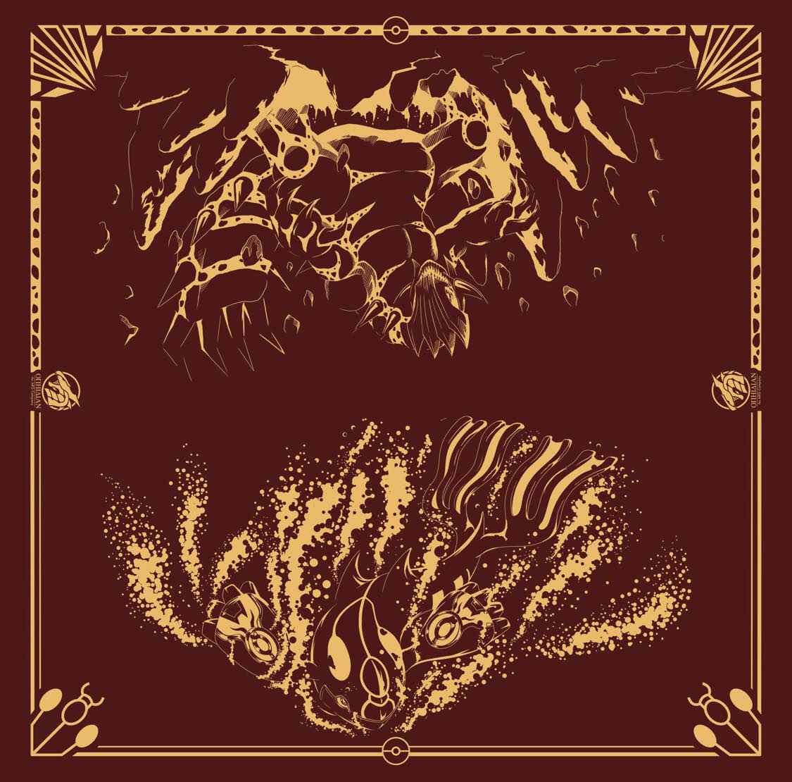 Primal Challengers Merlot 2 Player Cloth Playmat