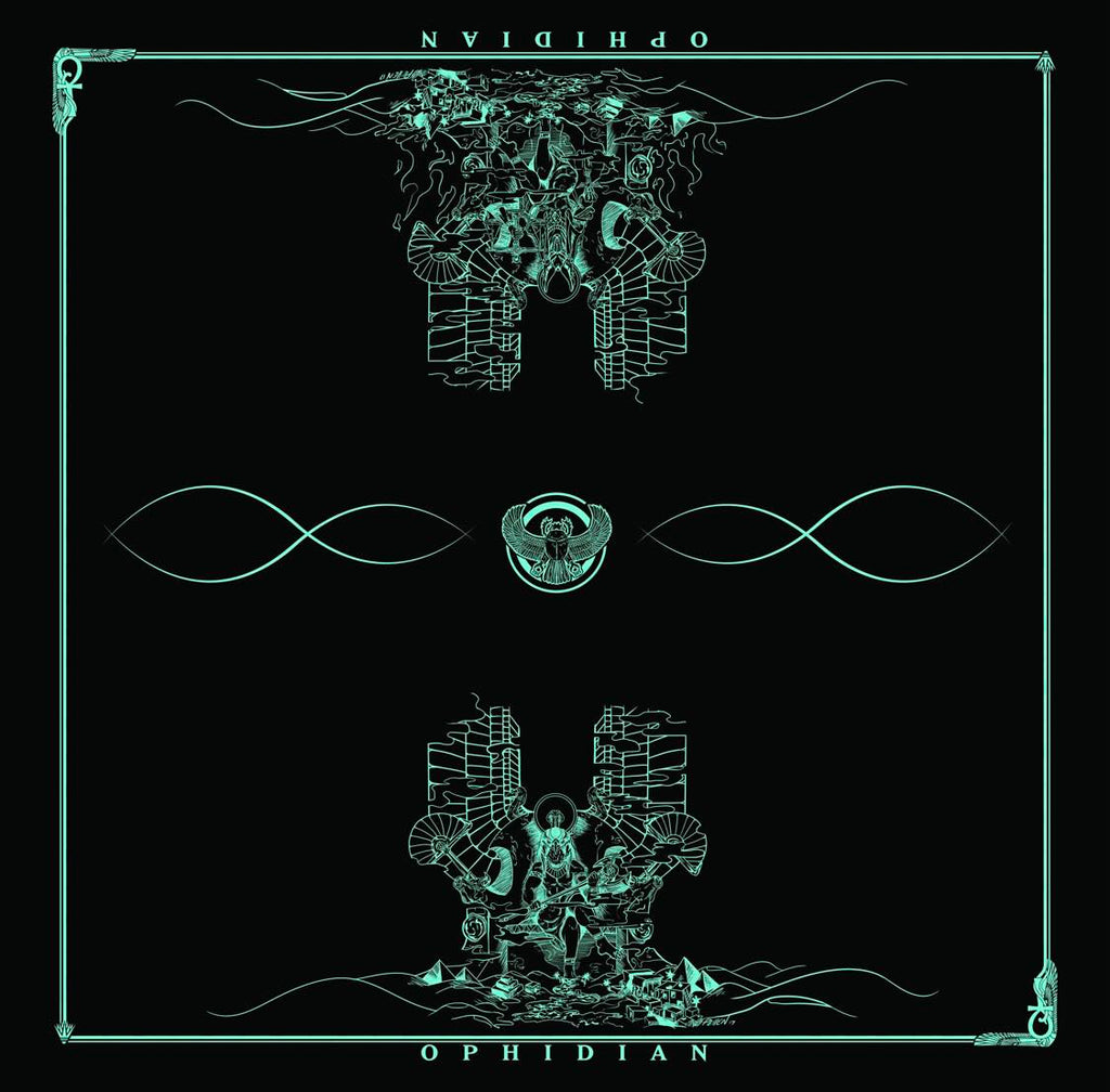 Ra's Domain Black/Green 2 Player Cloth Playmat Ophidian Accessories