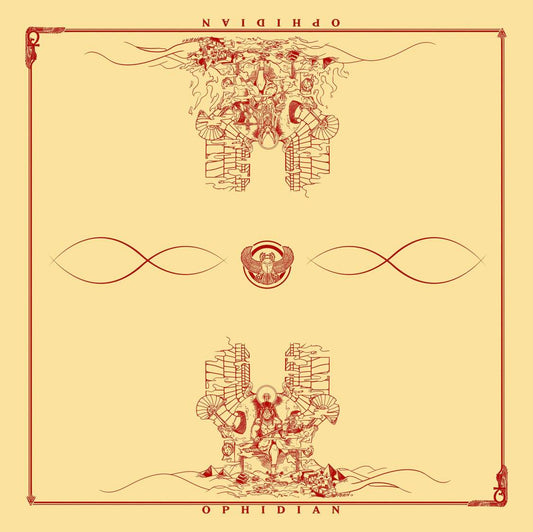 Ra's Domain Ivory/Red 2 Player Cloth Playmat