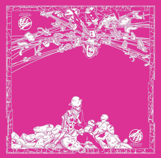 Dark Puppets Pink/White 2 Player Cloth Playmat