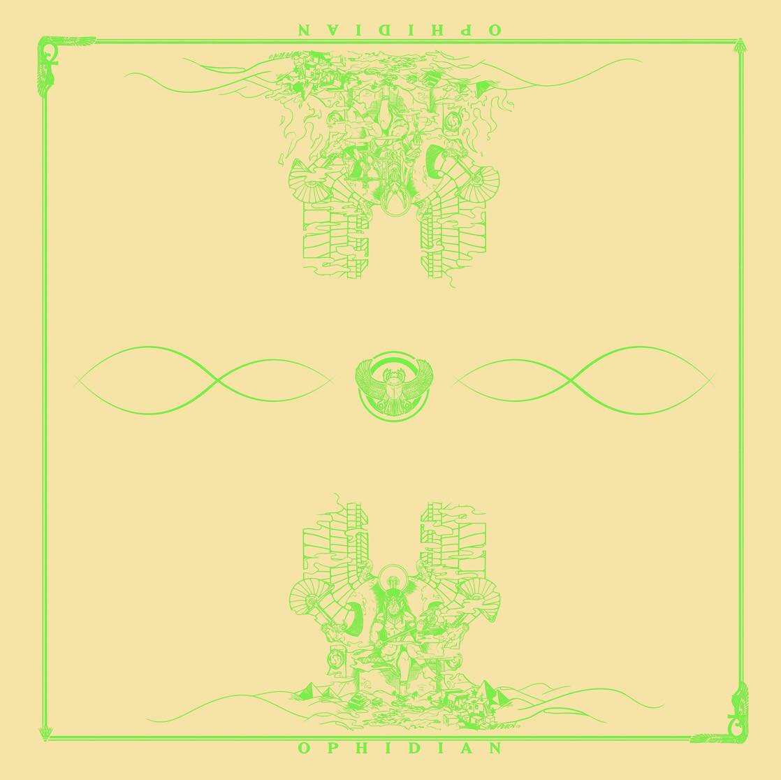 Ra's Domain Ivory/Green 2 Player Cloth Playmat