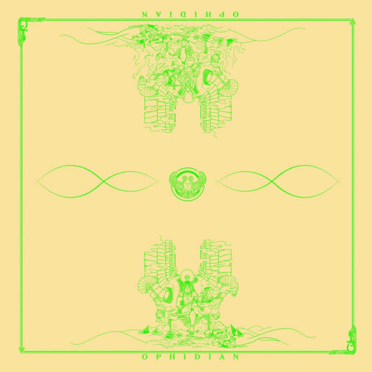 Ra's Domain Ivory/Green 2 Player Cloth Playmat