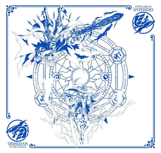 Echoes White/Blue 2 Player Cloth Playmat