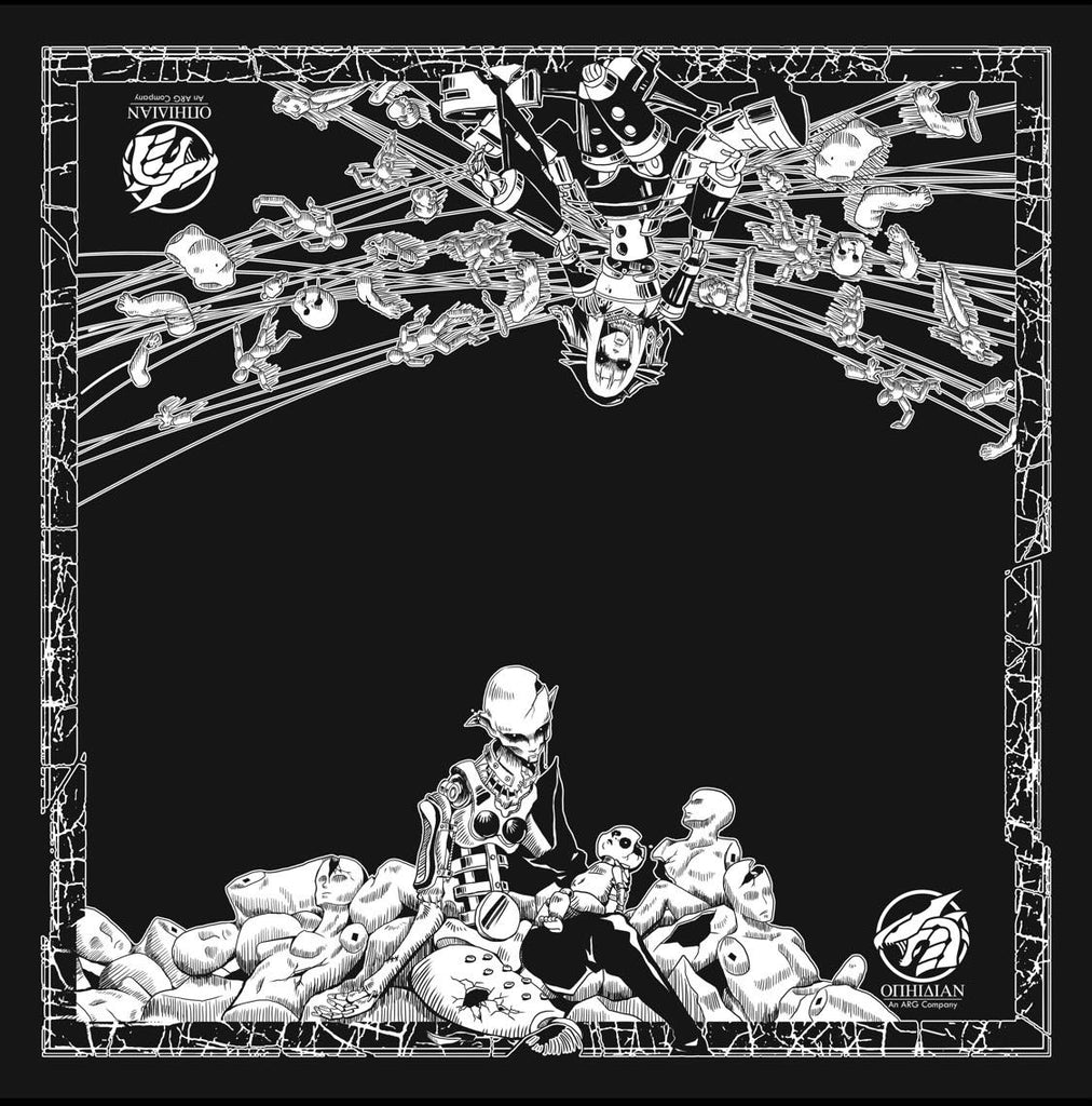 Dark Puppets Black/White 2 Player Cloth Playmat Ophidian Accessories