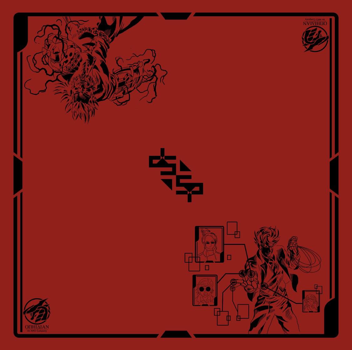 Utility Red/Black 2 Player Cloth Playmat