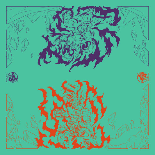 Final Battle Green 2 Player Cloth Playmat