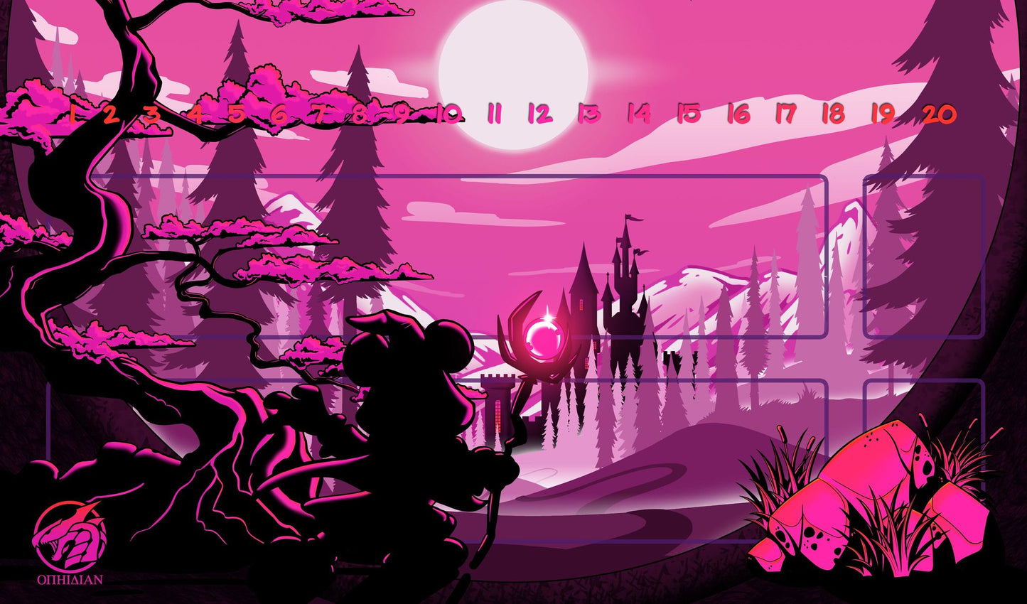 The Great Adventurer 1 Player Playmat Purple With Zones