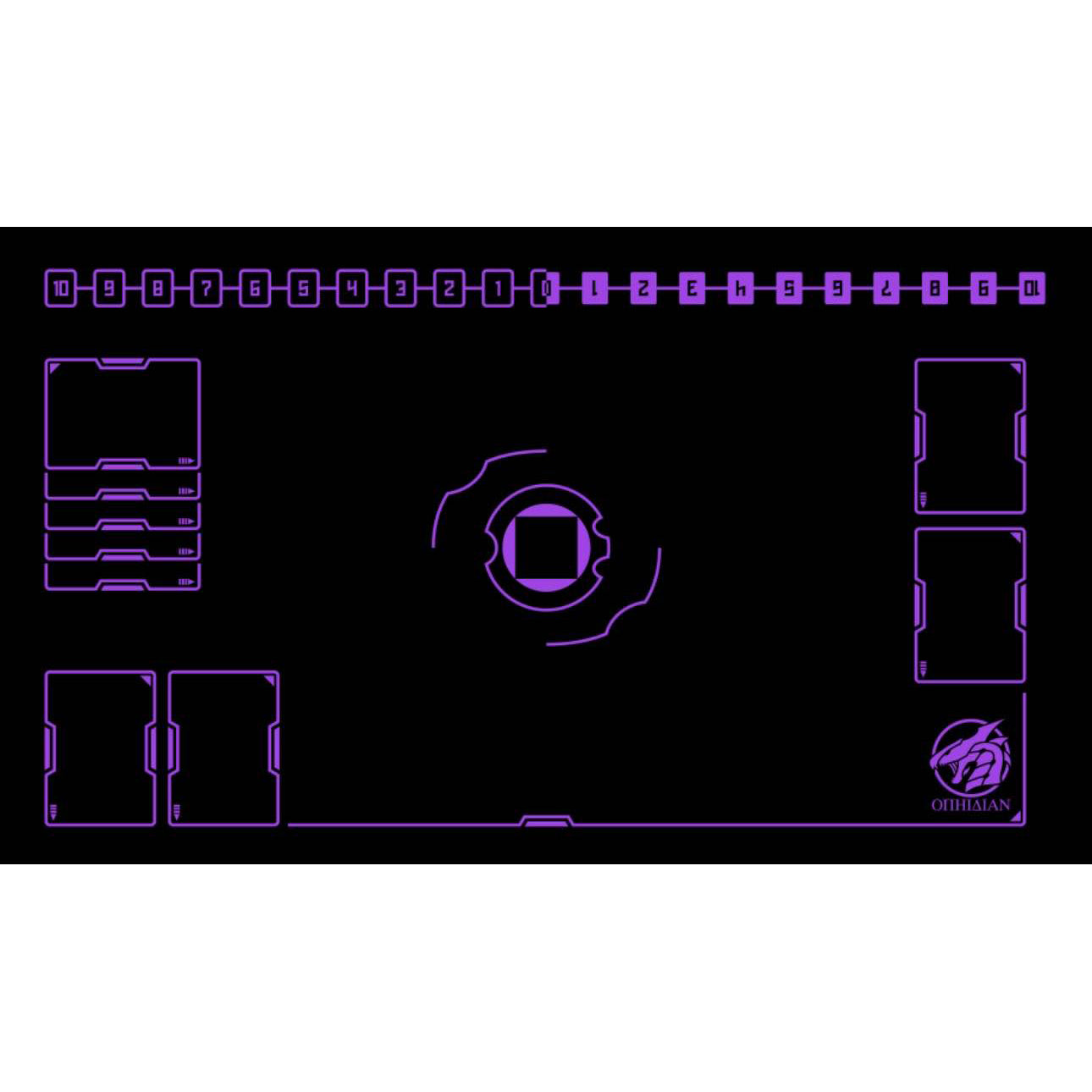 Arena Black/Purple Single Player Playmat