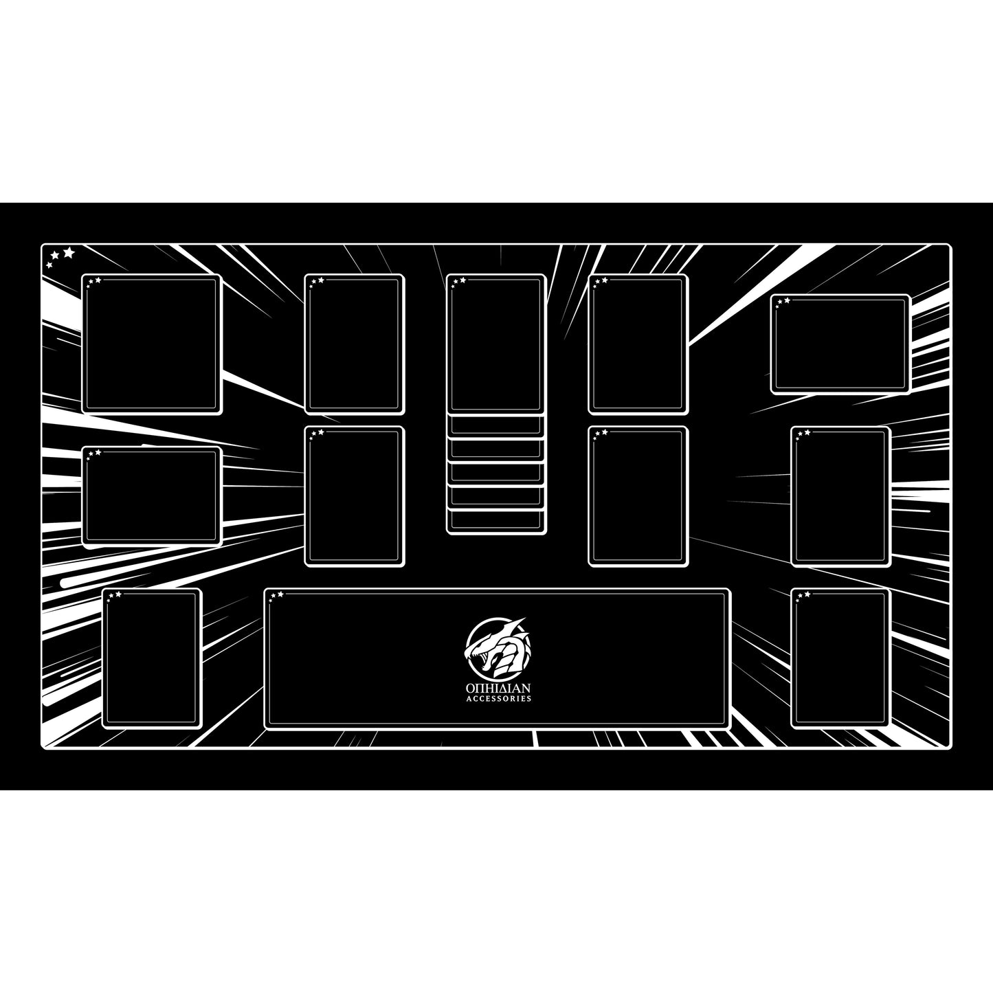 Battledome Black/White Single Player Playmat