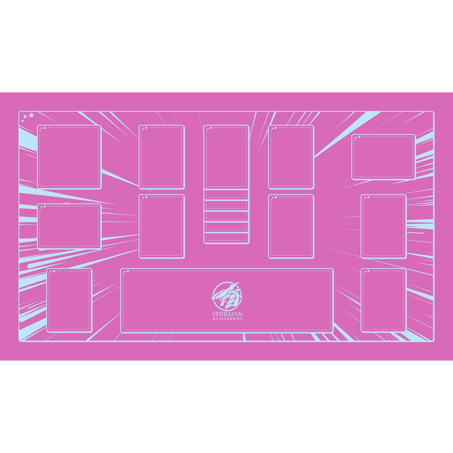 Battledome Pink/White Single Player Playmat