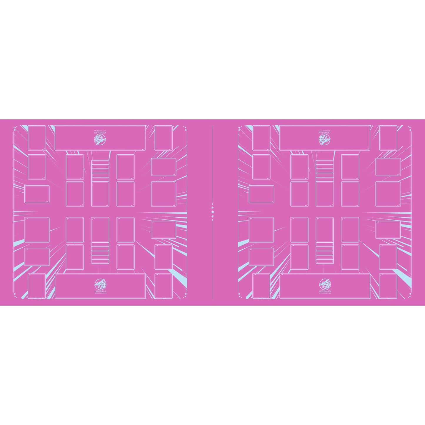 Battledome Pink/White Four Player Cloth Playmat