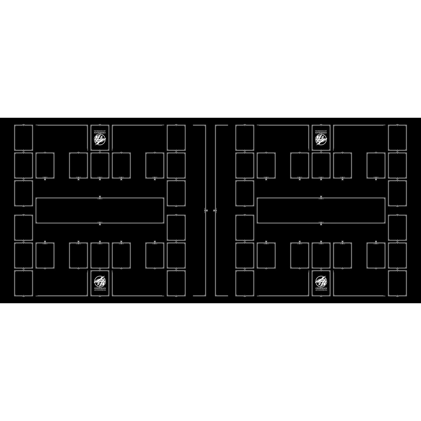 Colosseum Black/White Four Player Cloth Playmat