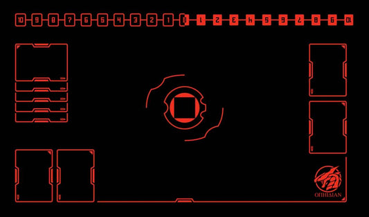 1 Player Arena Playmat Black/Red
