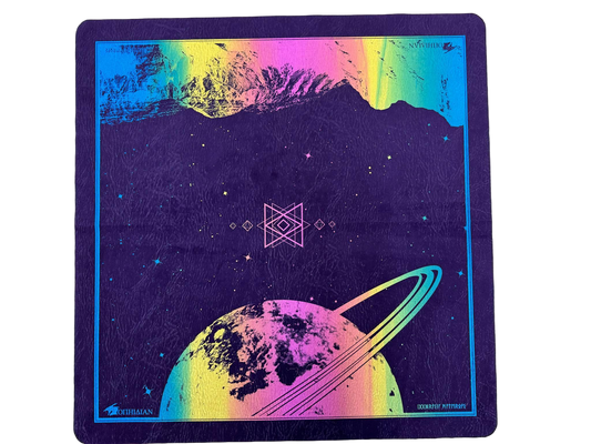 Saturn's Peak Rainbow/Purple 2 Player Cloth Playmat Super 1/3