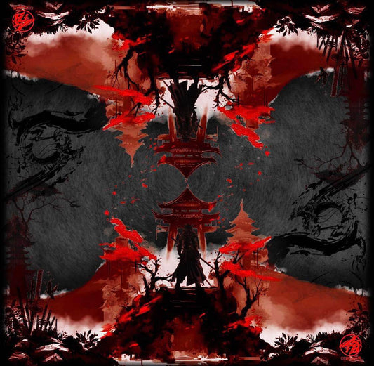 Ronin 2 Player Cloth Playmat Dark