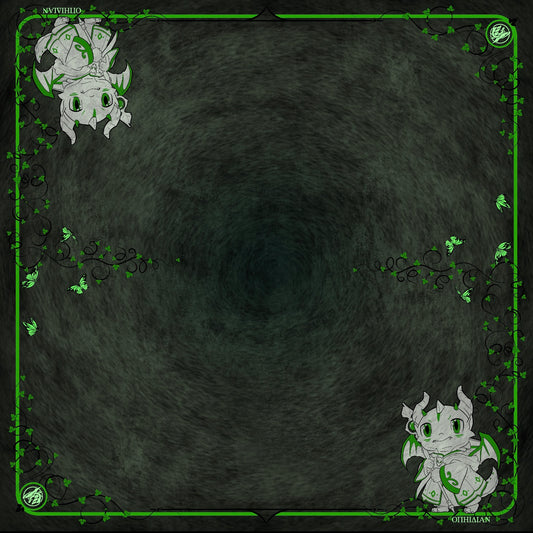 Dragon Mage 2 Player Cloth Playmat Wilderness