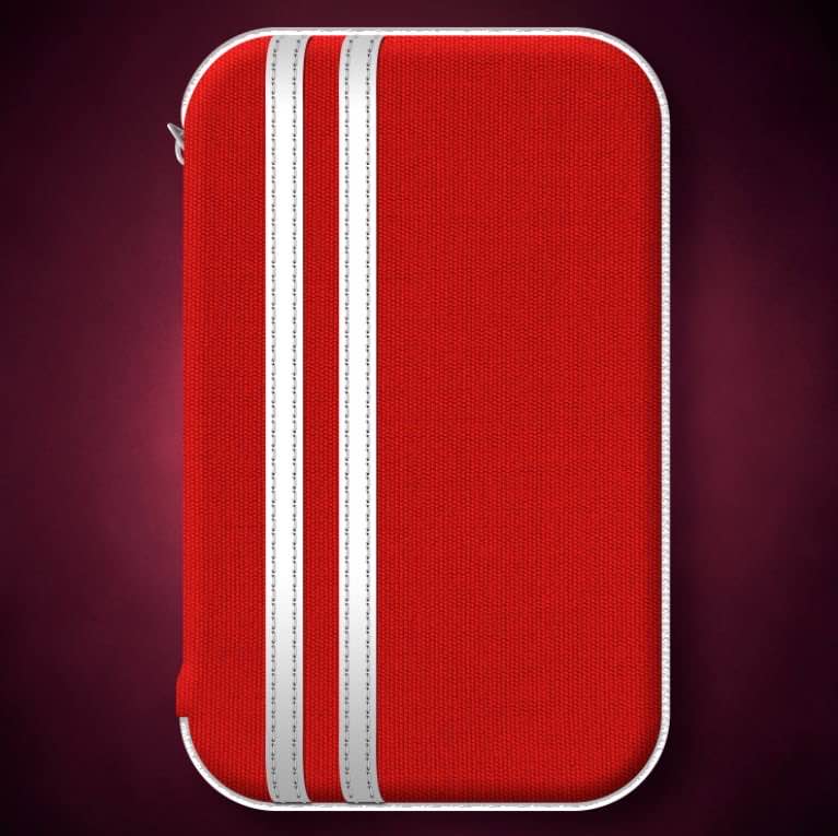 Red/White Calculator Case – Ophidian Accessories