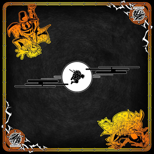 Impulse 2 Player Cloth Playmat Neon