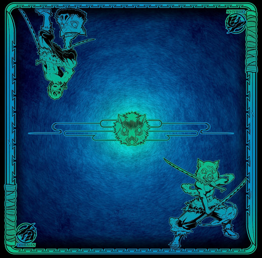 Primal 2 Player Cloth Playmat Azure