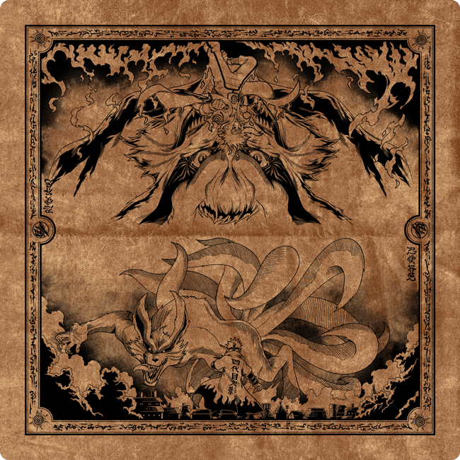 NineFold Fury Vintage Velvet Two Player Cloth Playmat