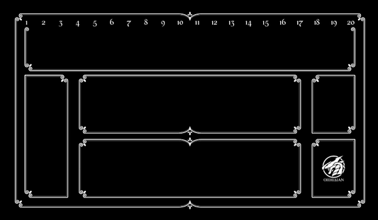 1 Player Enchanted Playmat Black/White