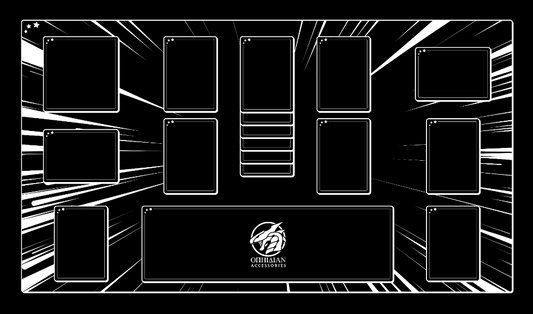 1 Player Battledome Playmat Black/White