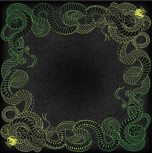 Viper 2 Player Cloth Playmat Lime