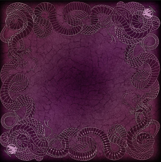 Viper 2 Player Cloth Playmat Plum