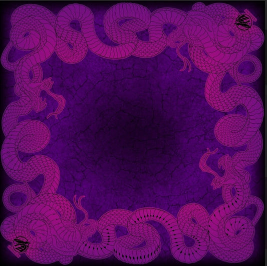 Viper 2 Player Cloth Playmat Purple