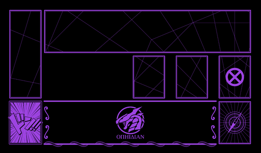 1 Player Cove Playmat Black/Purple