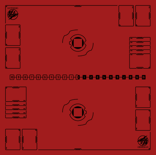 2 Player Arena Playmat Red/Black