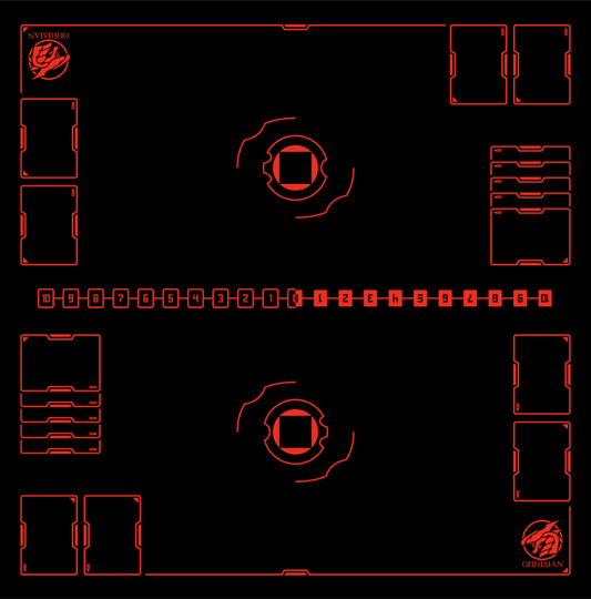 2 Player Arena Playmat Black/Red