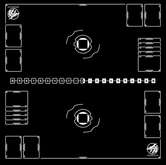 2 Player Arena Playmat Black/White