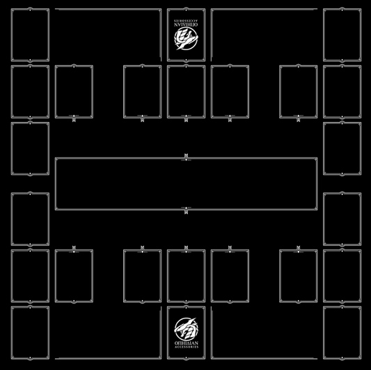 2 Player Colosseum Playmat Black/White