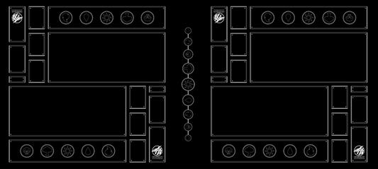 Battlefield 4 Player Cloth Playmat Black/White