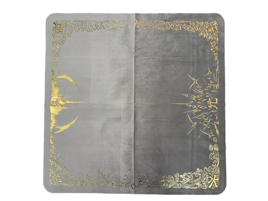 Attributes Grey/Gold 2 Player Cloth Playmat Prototype 1/13