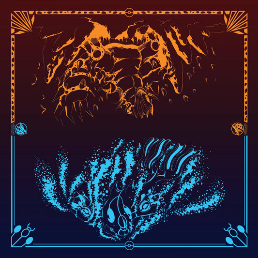 Primal Challengers Full Color 2 Player Cloth Playmat