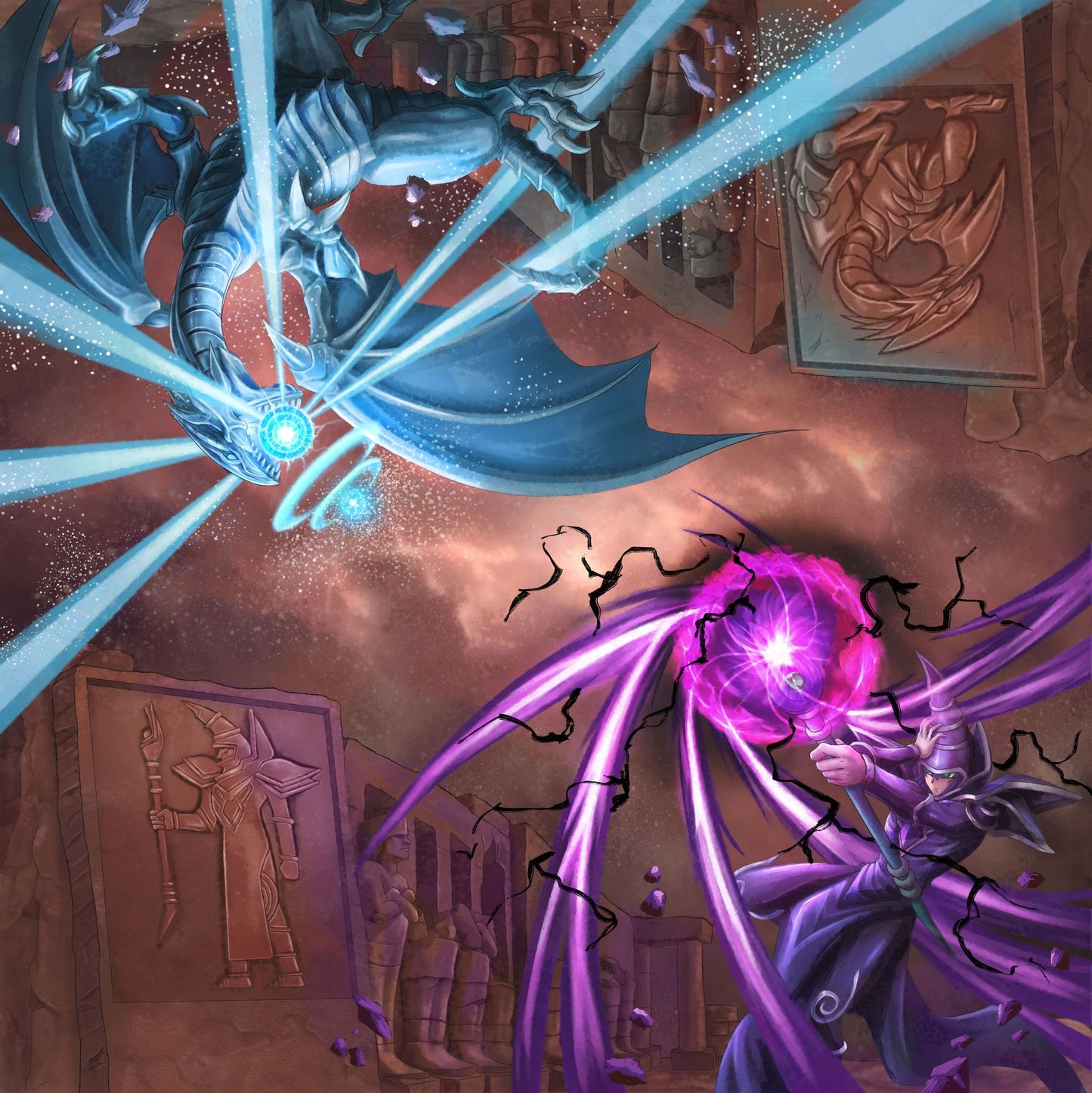 Legendary Rivals 2 Player Cloth Playmat