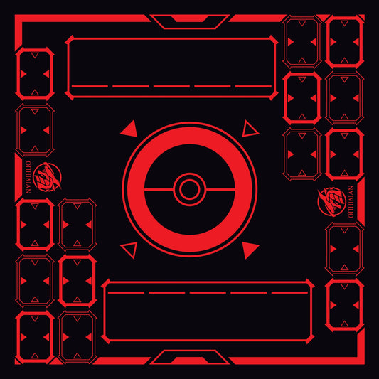 Stadium Black/Red 2 Player Cloth Playmat