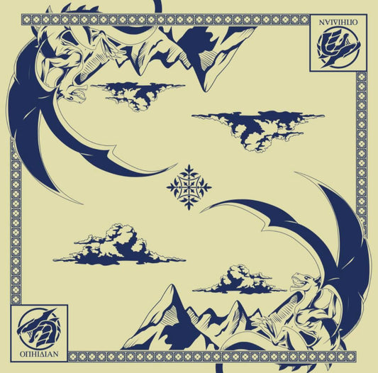 Twin Dragons 2 Player Cloth Playmat