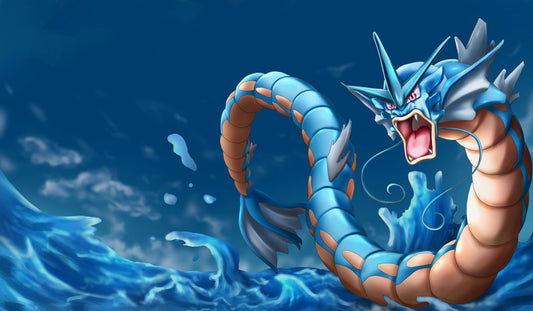 Chinese Dragons Blue 1 Player Playmat