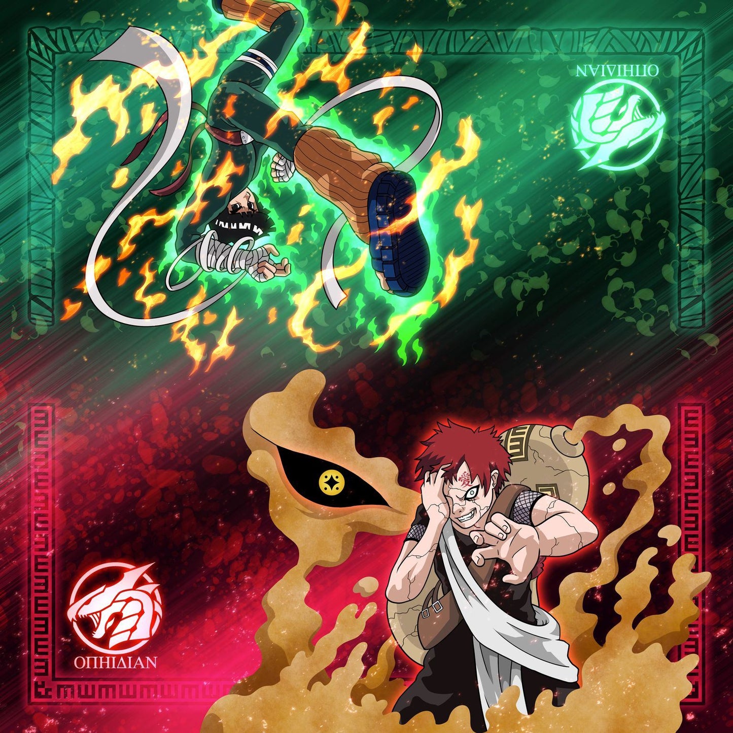 Love and Youth Full Color 2 Player Cloth Playmat