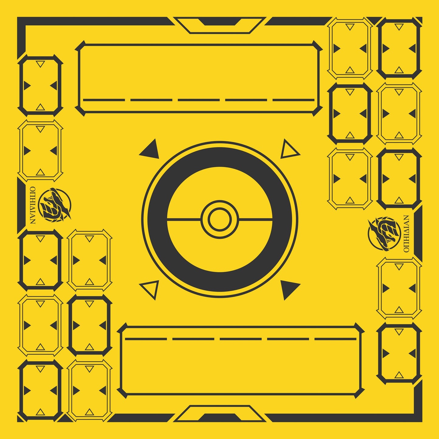 Stadium Yellow/Black 2 Player Cloth Playmat