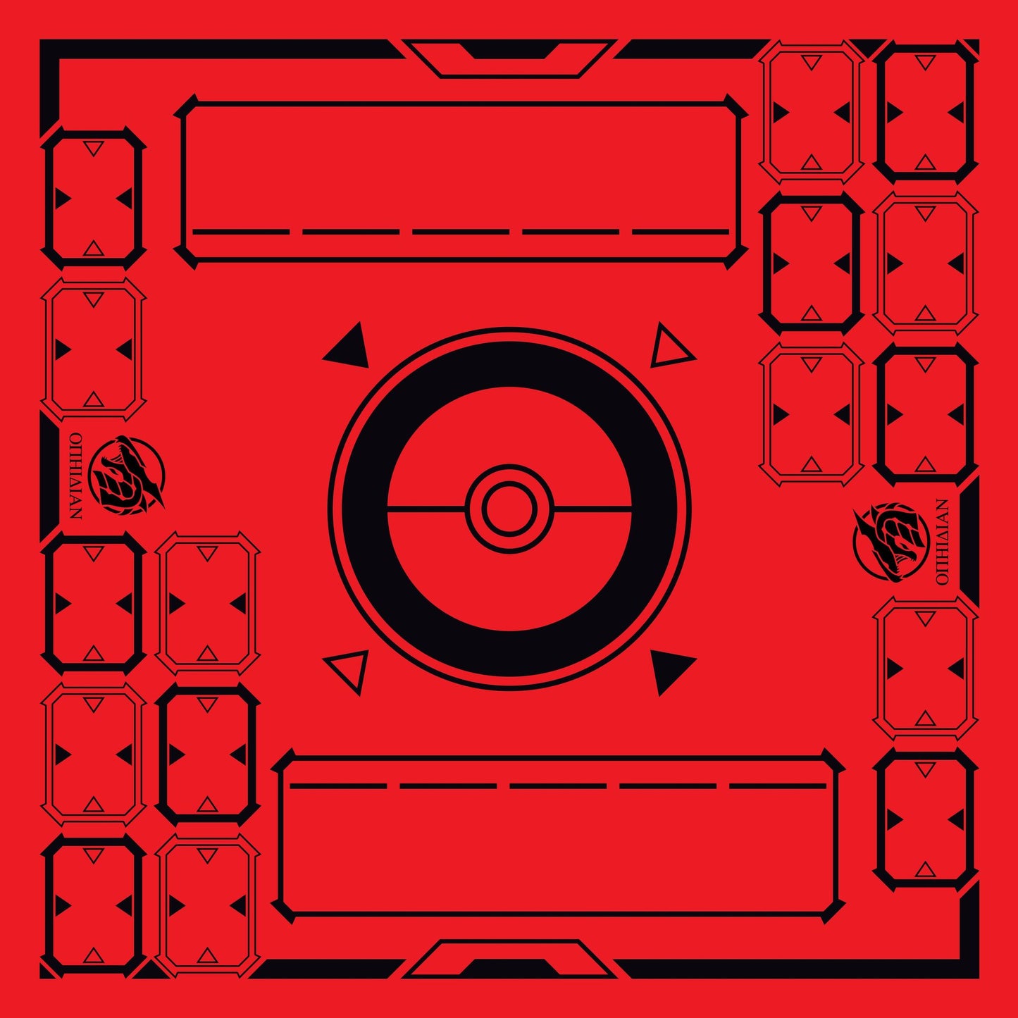 Stadium Red/Black 2 Player Cloth Playmat