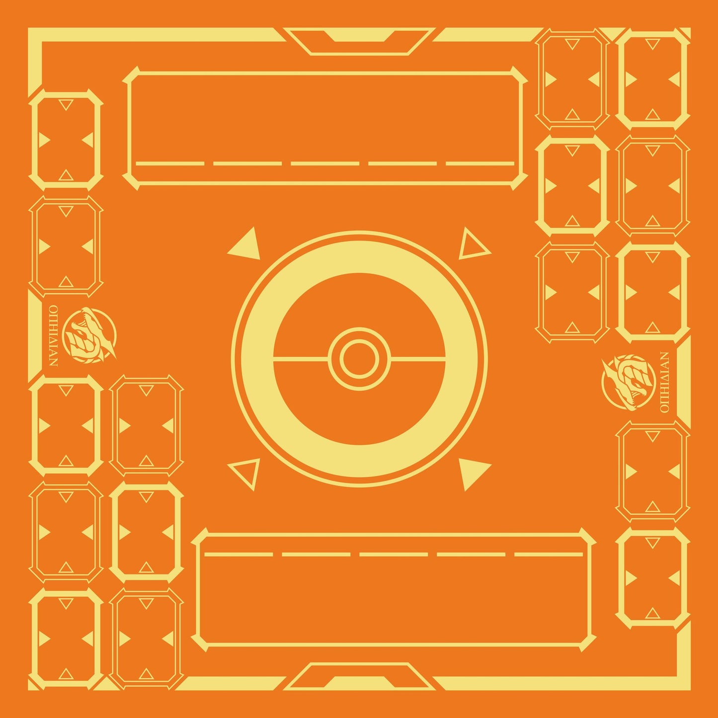 Stadium Orange/Cream 2 Player Cloth Playmat