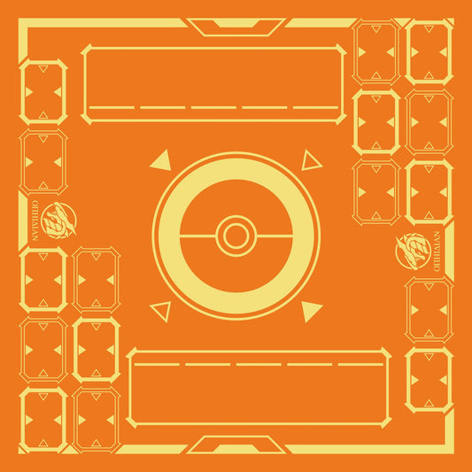 Stadium Orange/Cream 2 Player Cloth Playmat
